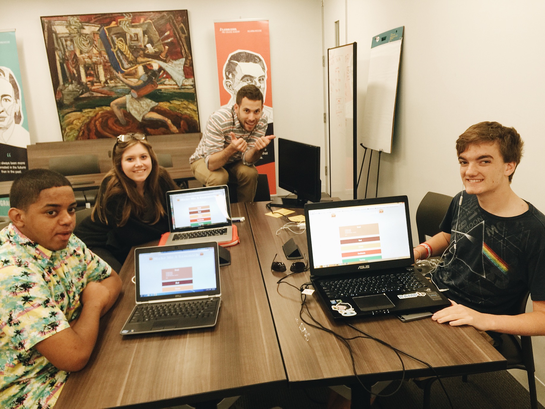 students graduating from flatiron precollege program in chicago